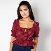 Voodoo Vixen - Sadie Top - Rouge/Noir Product image